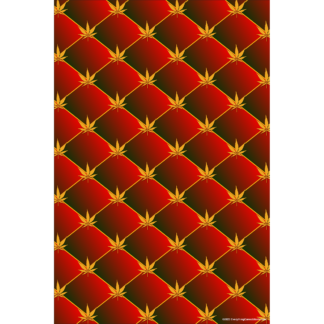 Quilted in Red Poster